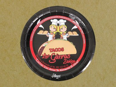 Platos de cartón México df