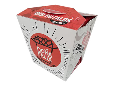 Ver video Doña Felix empaque comida para llevar delangel CDMX