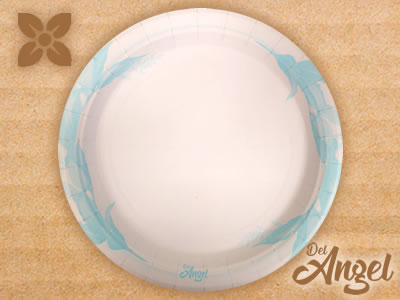 Plato desechable de cartón biodegradable Tlaquepaque