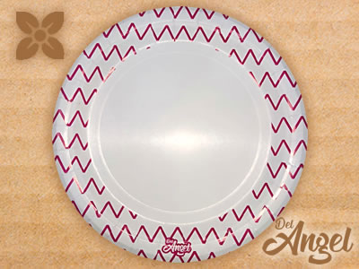 Plato desechable de cartón biodegradable Zapopan