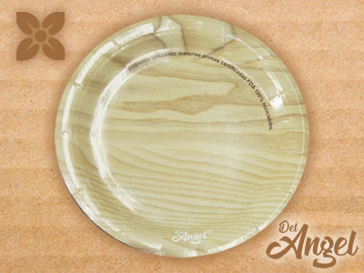 Platos desechables de madera Zapopan