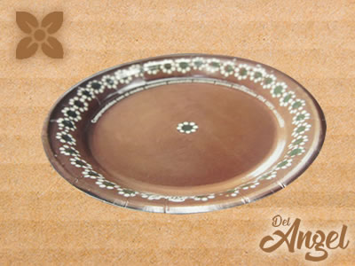 Plato cartón barro Zapopan