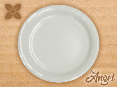 Plato desechable de cartón biodegradable Guadalajara