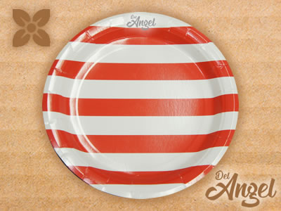 Plato desechable de cartón biodegradable Tonalá